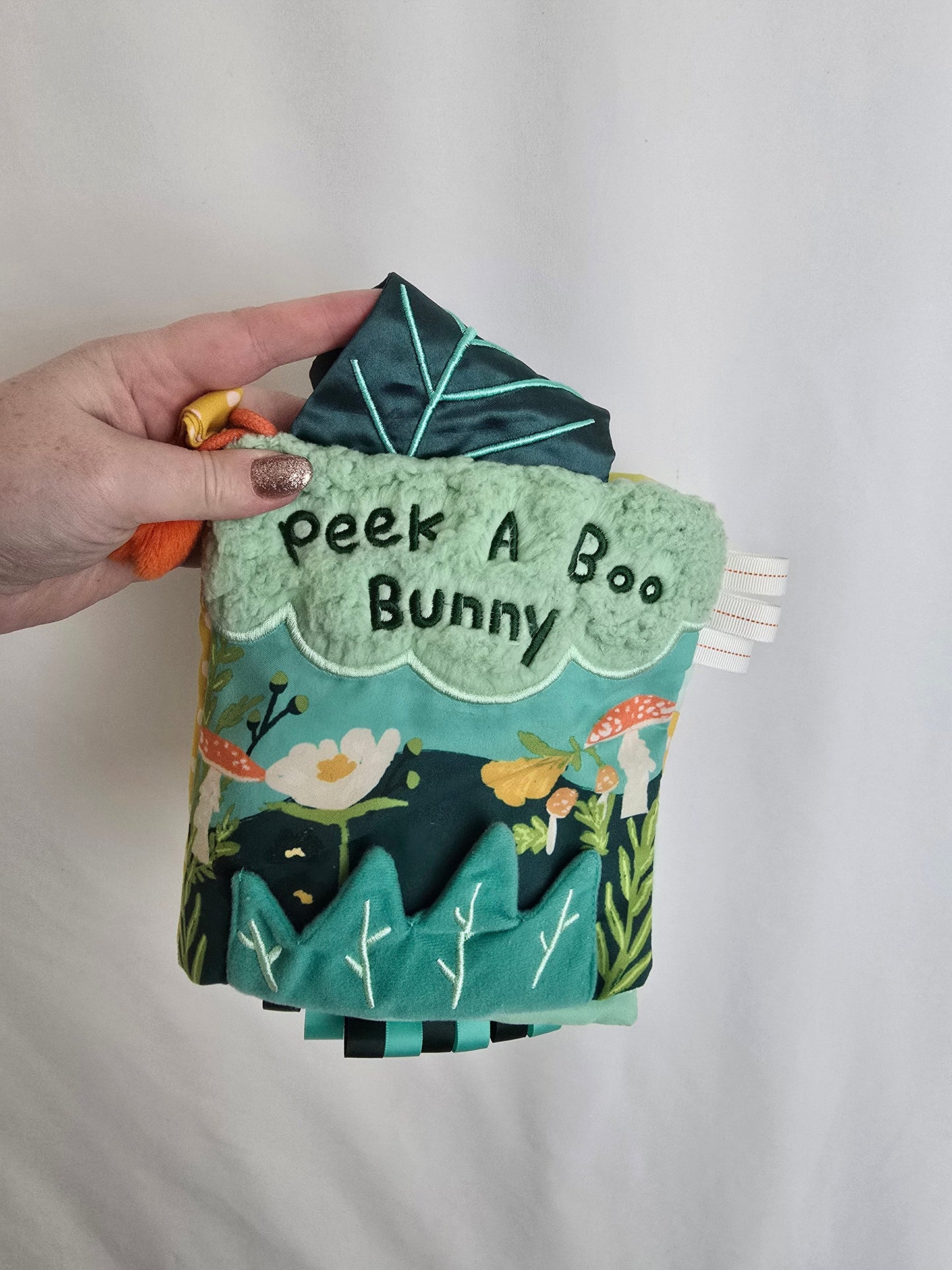 Manhattan Toy Co Peek-A-Boo Bunny Crinkle Book