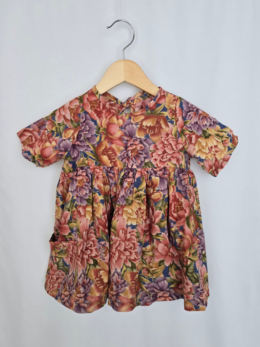 Nest & Nurture Vintage Floral Nora Tunic • 3T