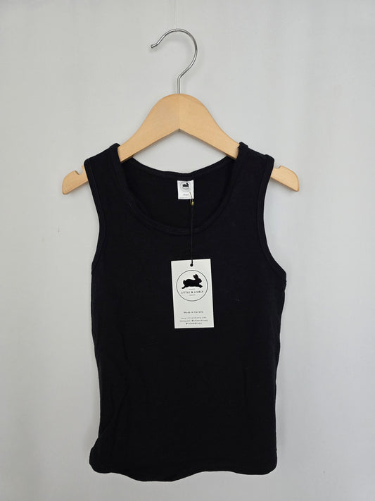 NEW Little & Lively Black Bamboo Tank Top • 3-4 years