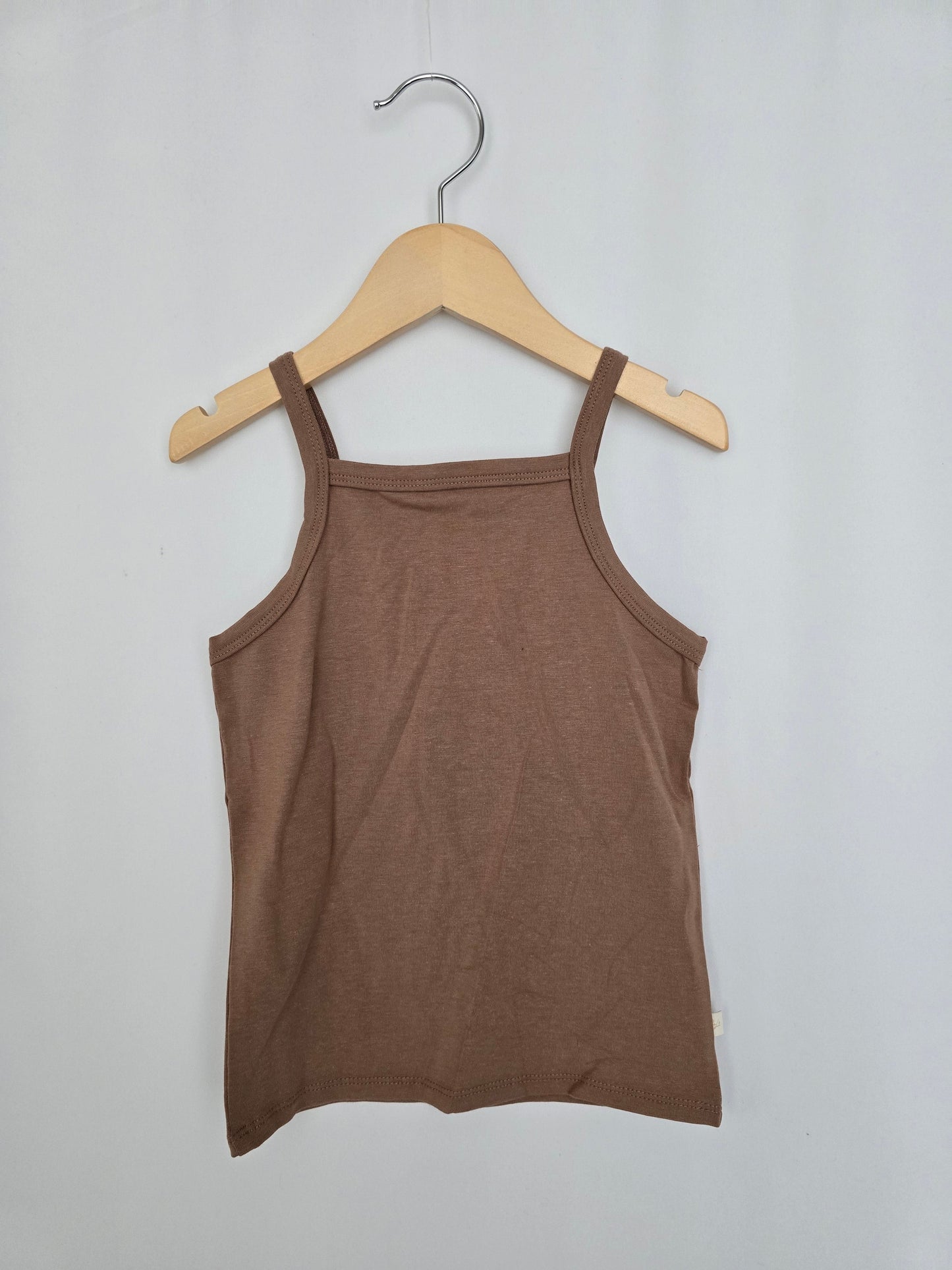 NEW Jax & Lennon Raw Umber Fitted Tank • 4-5 years