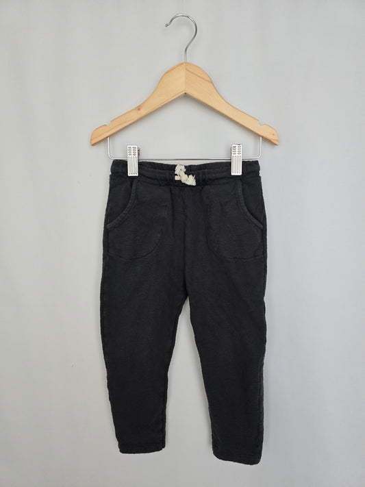 Zara Grey Slim Fit Sweatpants • 2-3 years