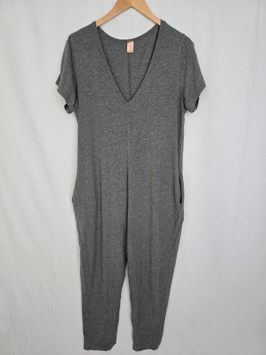 Smash & Tess Grey Sunday Romper • Large