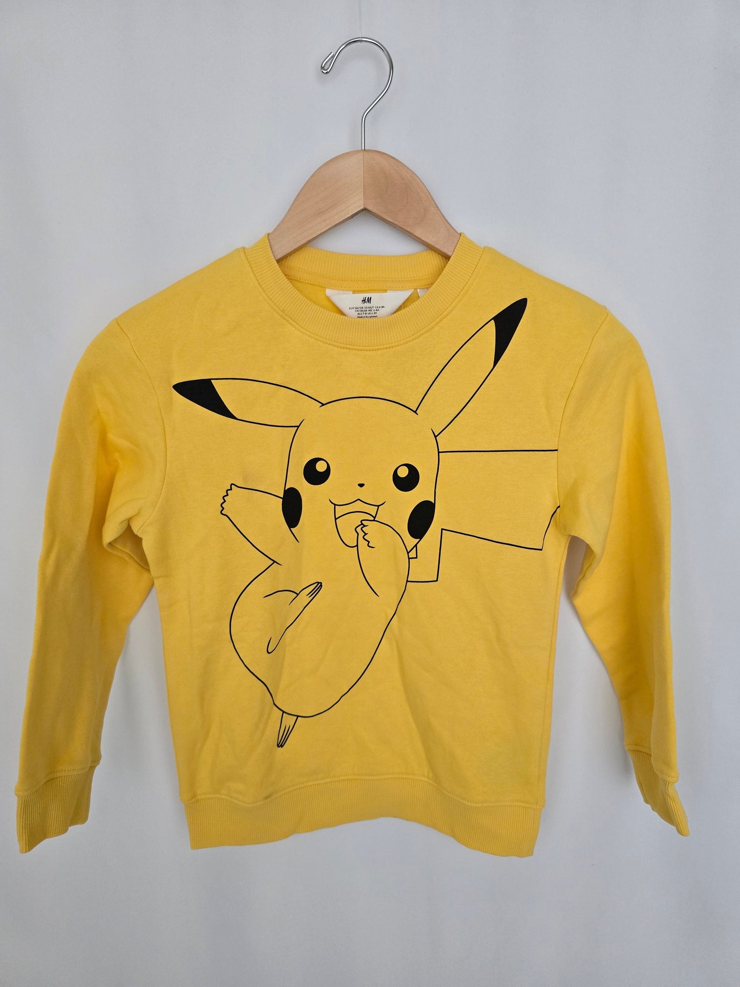 NEW H&M Pikachu Sweatshirt • 6-8 years