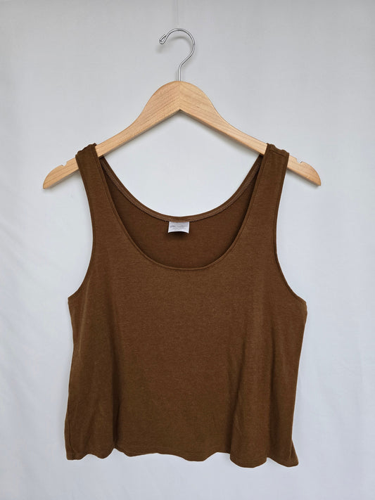 Jax & Lennon Rust Cropped Tank • Small