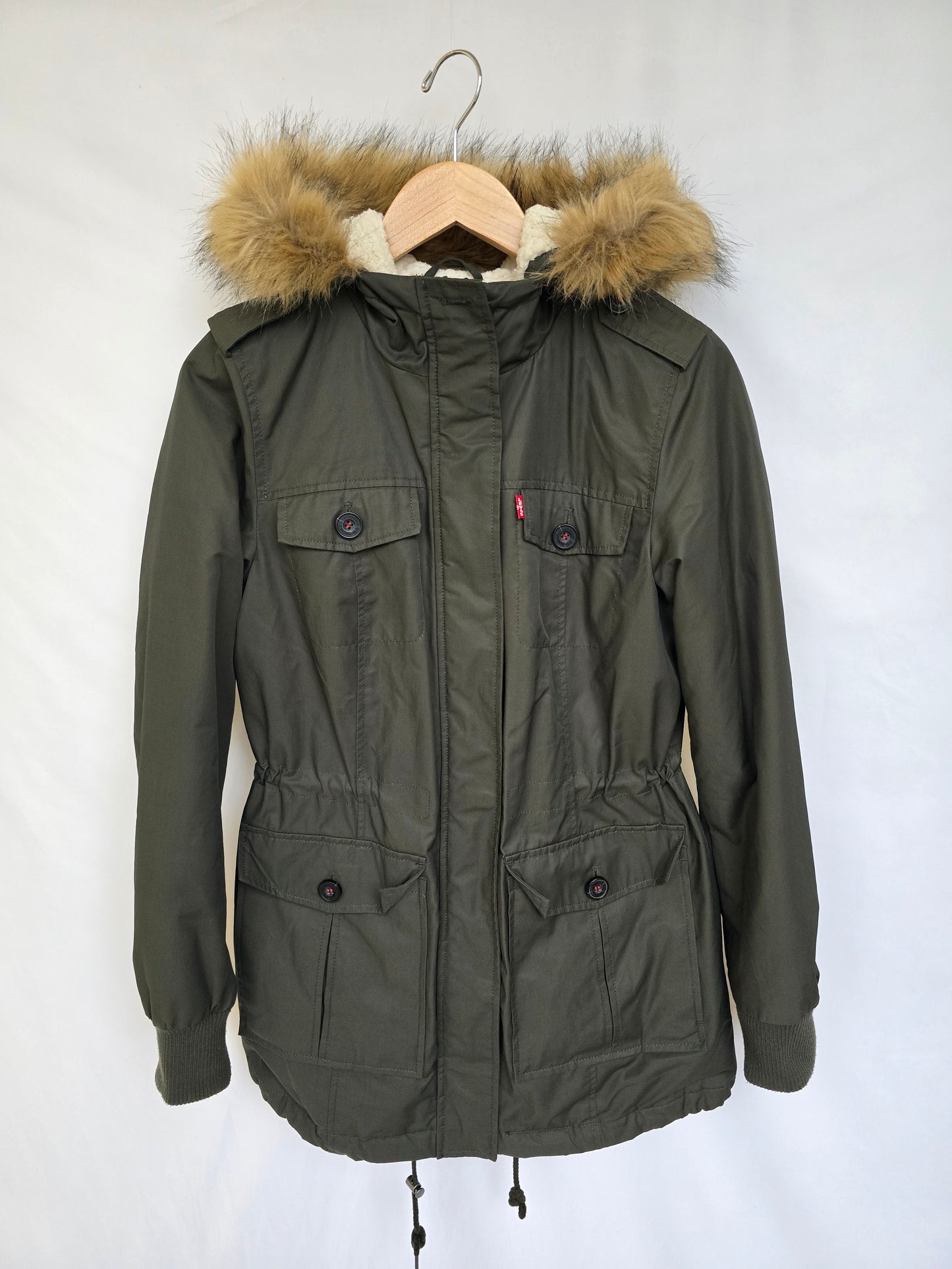 Levis Green Parka • Small