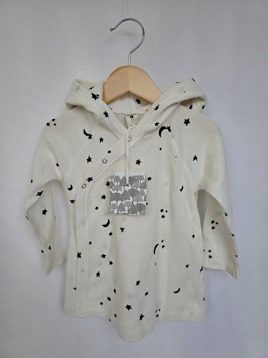 NEW Kate Quinn Waffle Night Sky Snap Top • 3T