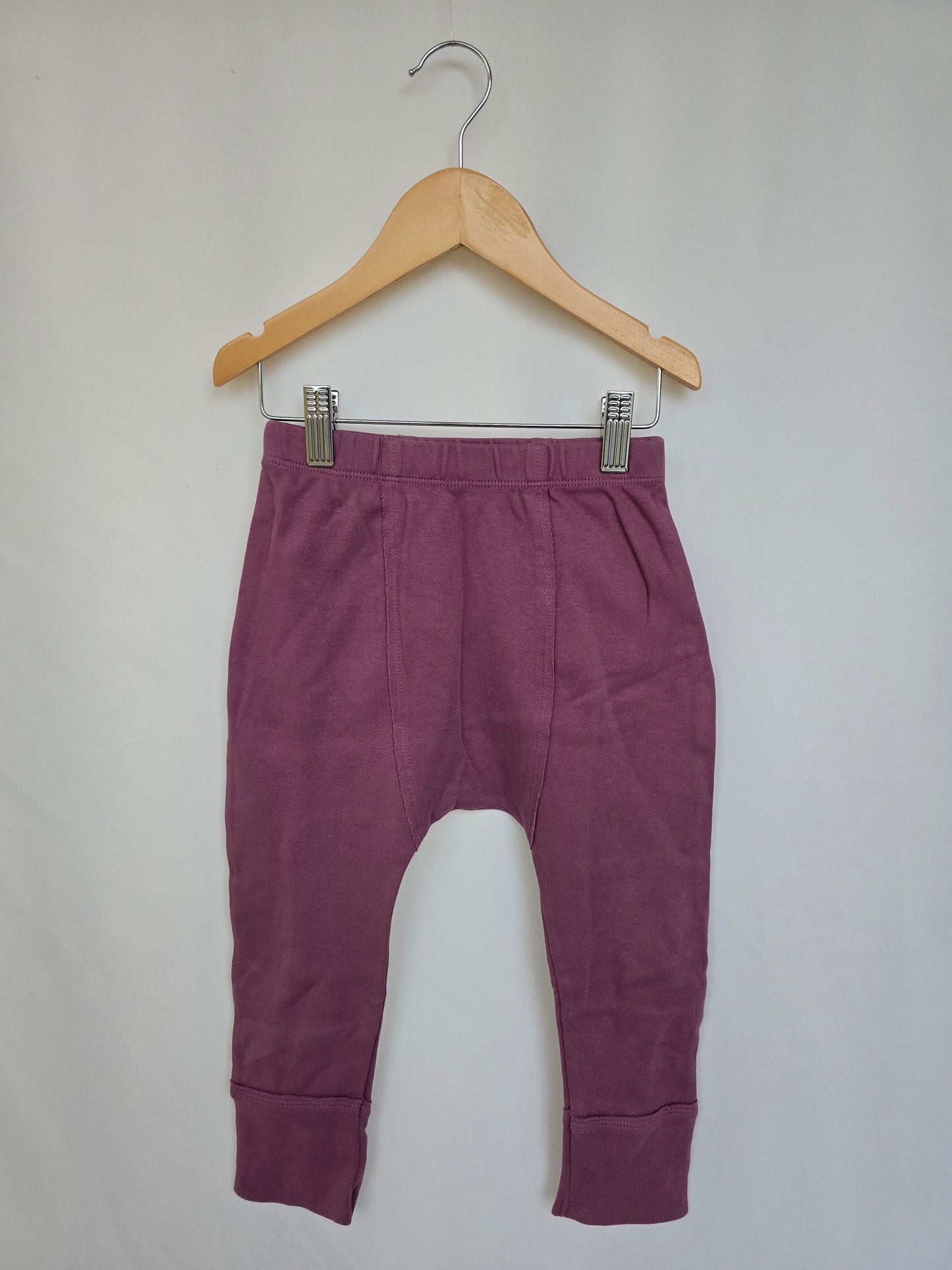 Kate Quinn Purple Organic Cotton Harems • 3T