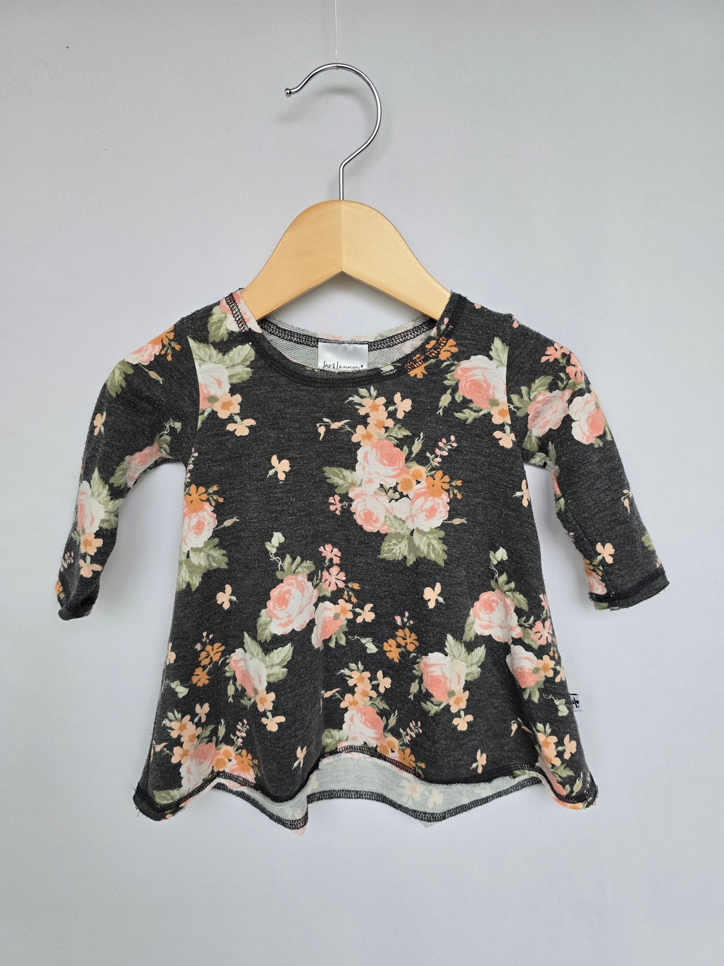 Jax & Lennon OG Floral Dress • 0-6 months