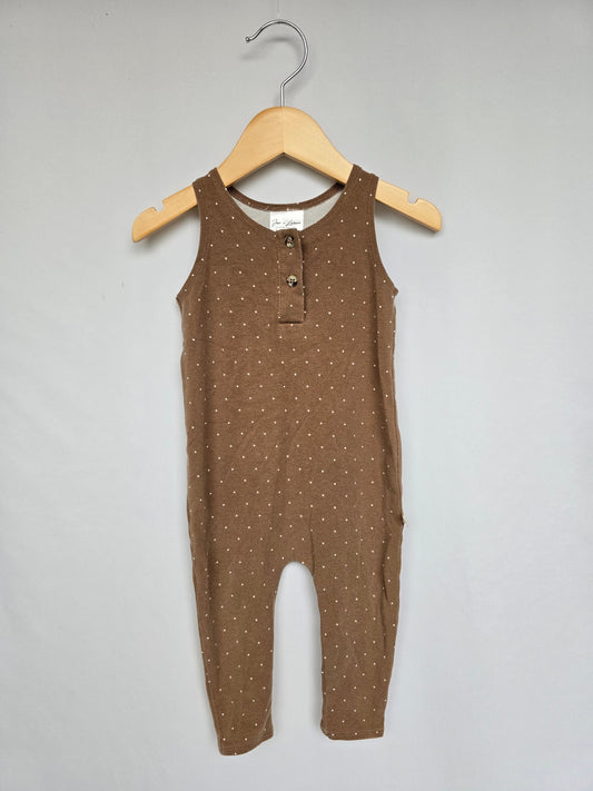 Jax & Lennon Dotty Tank Romper • 6-12 months