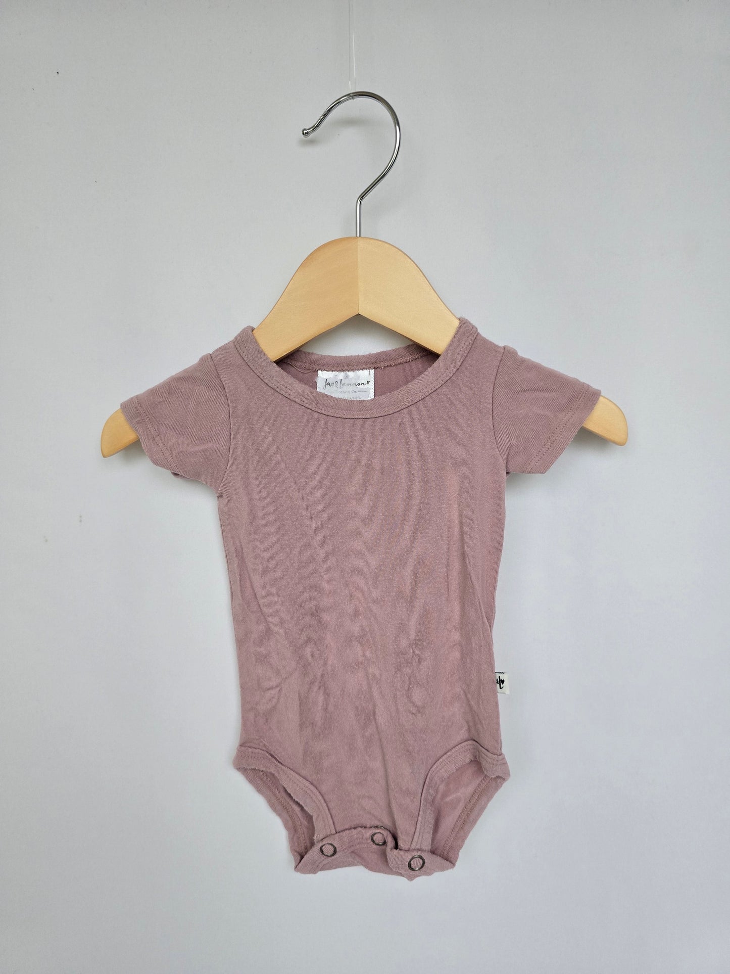 Jax & Lennon Pink Bamboo Bodysuit • Newborn