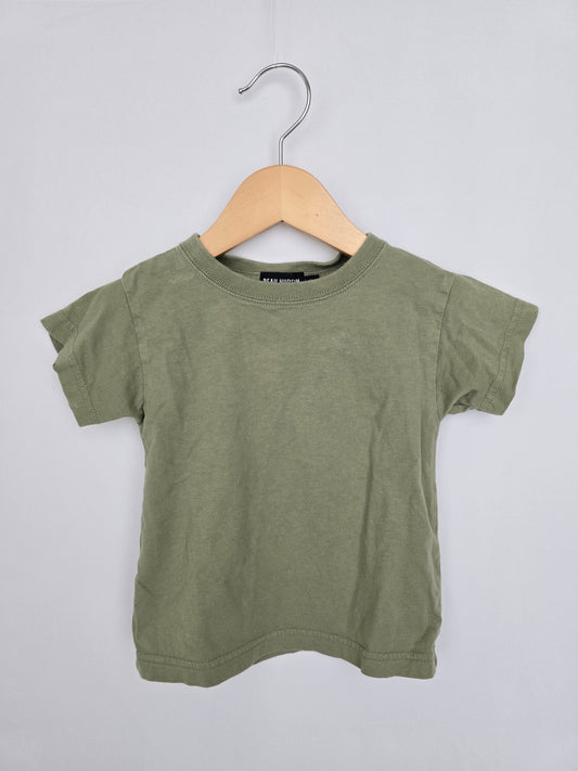 PLAY Beau Hudson Olive Basic Tee • 6-12 months