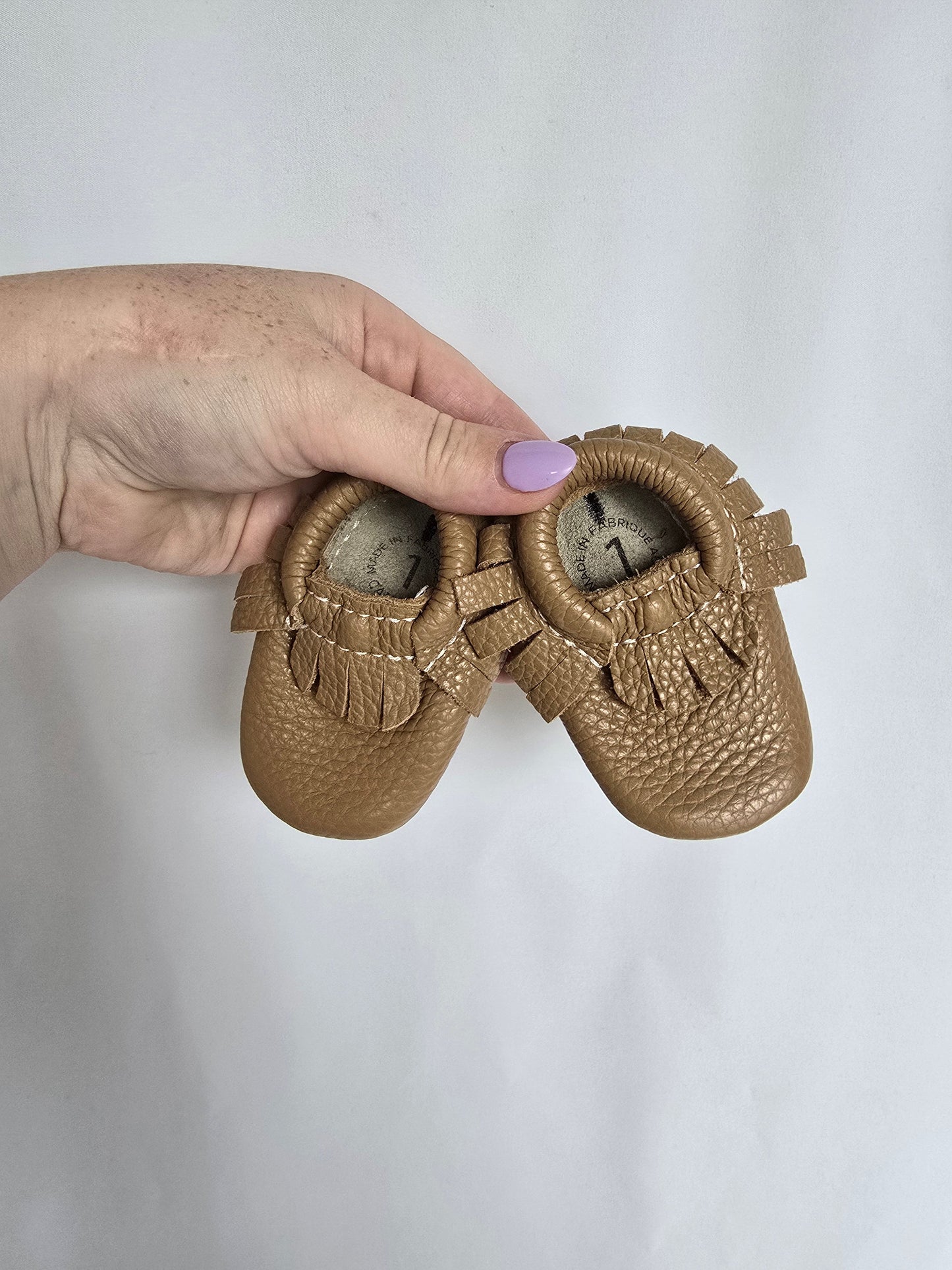 Minimoc Light Brown Soft Sole Shoes • 1C