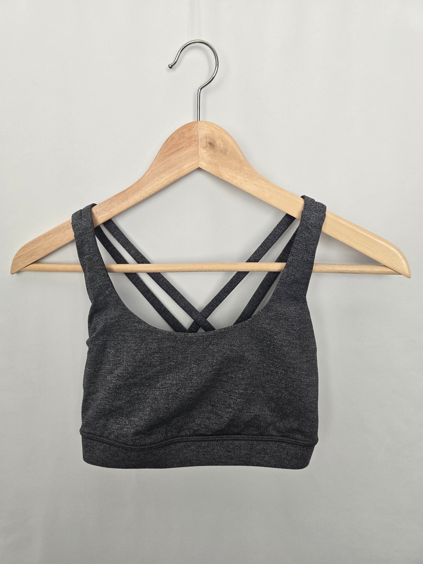 Lululemon Grey Energy Bra • 4 Small