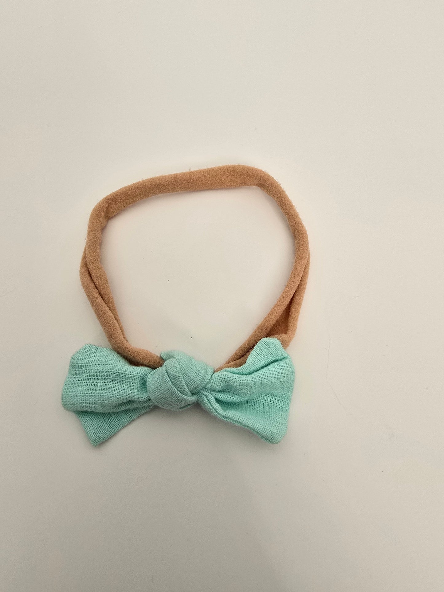 Teal Bow Headband