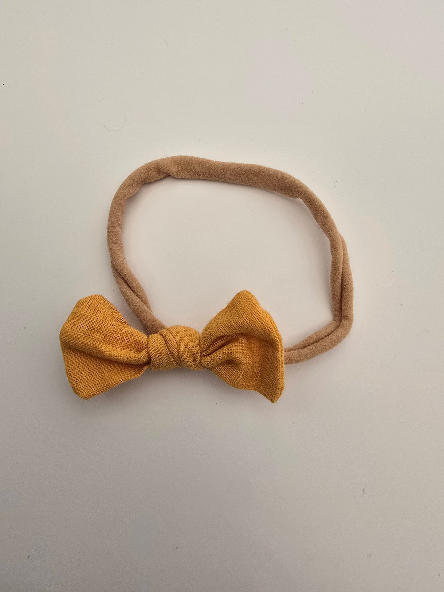 Mustard Bow Headband