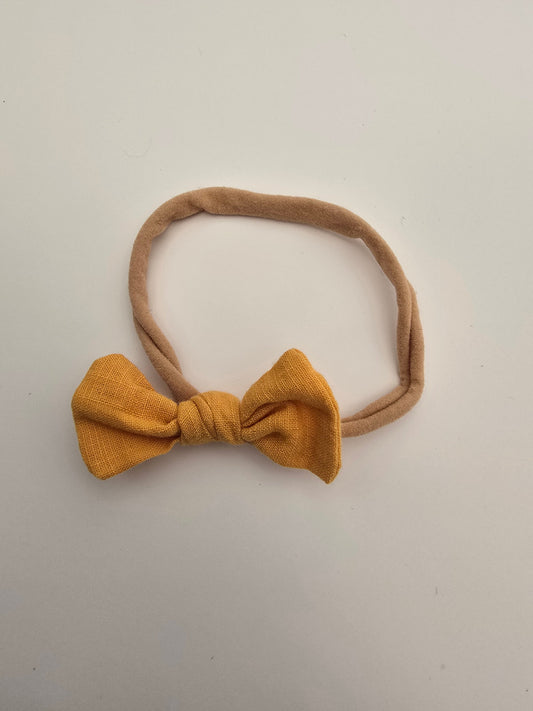 Mustard Bow Headband