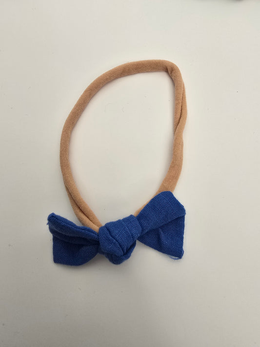Royal Blue Bow Headband