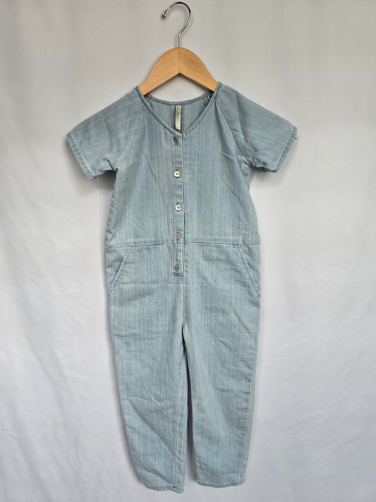 Rylee + Cru Denim Jumpsuit • 4-5 years