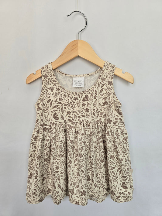 Jax & Lennon Secret Garden Tank Peplum • 18-24 months