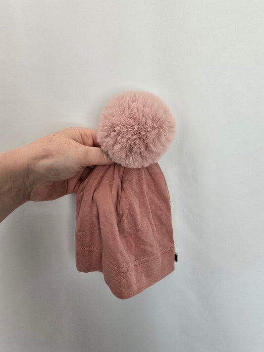 Little & Lively Pink Pom Beanie • 0-6 months