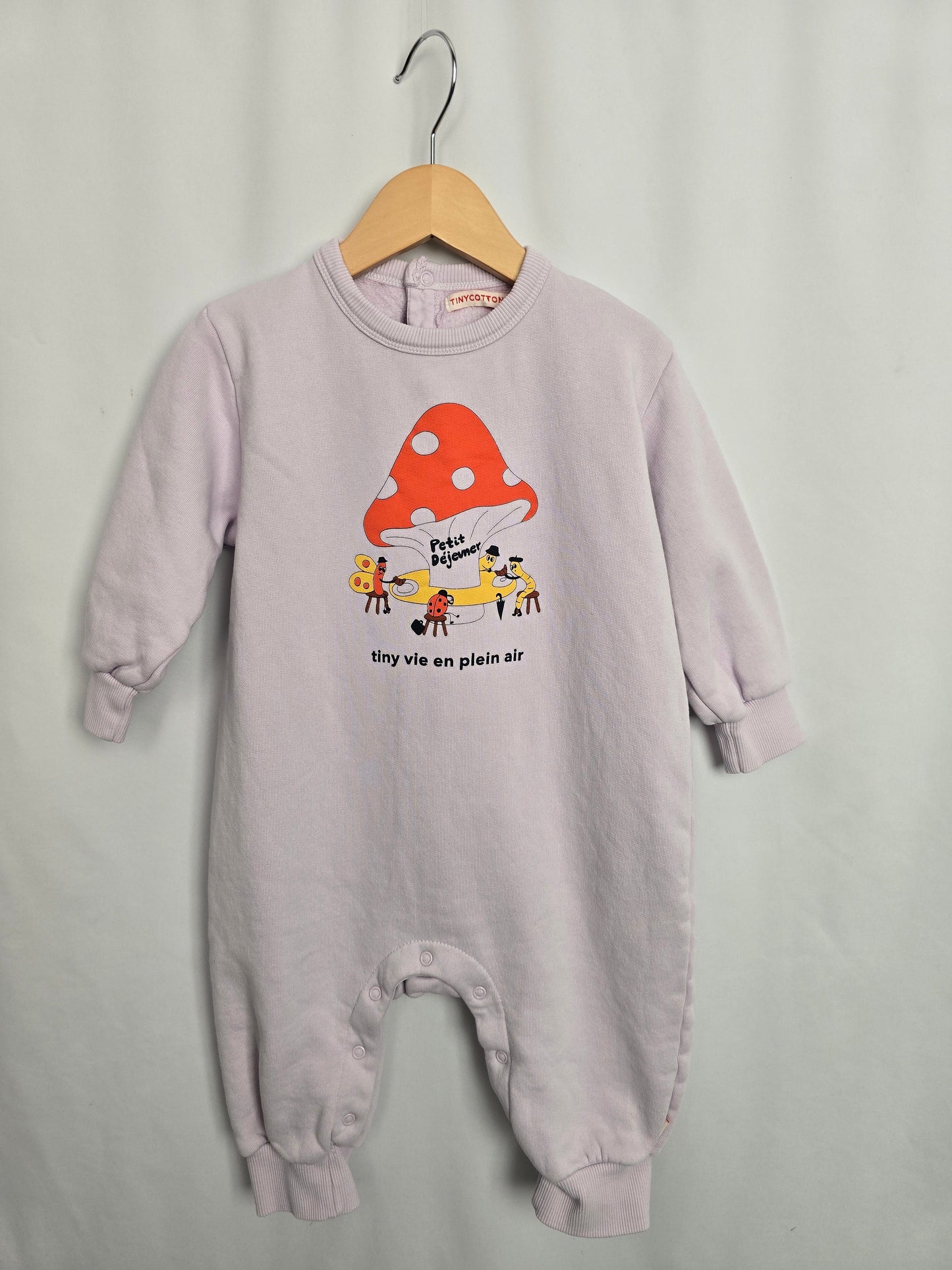 Tiny Cottons Lilac Sweater Romper • 18 months