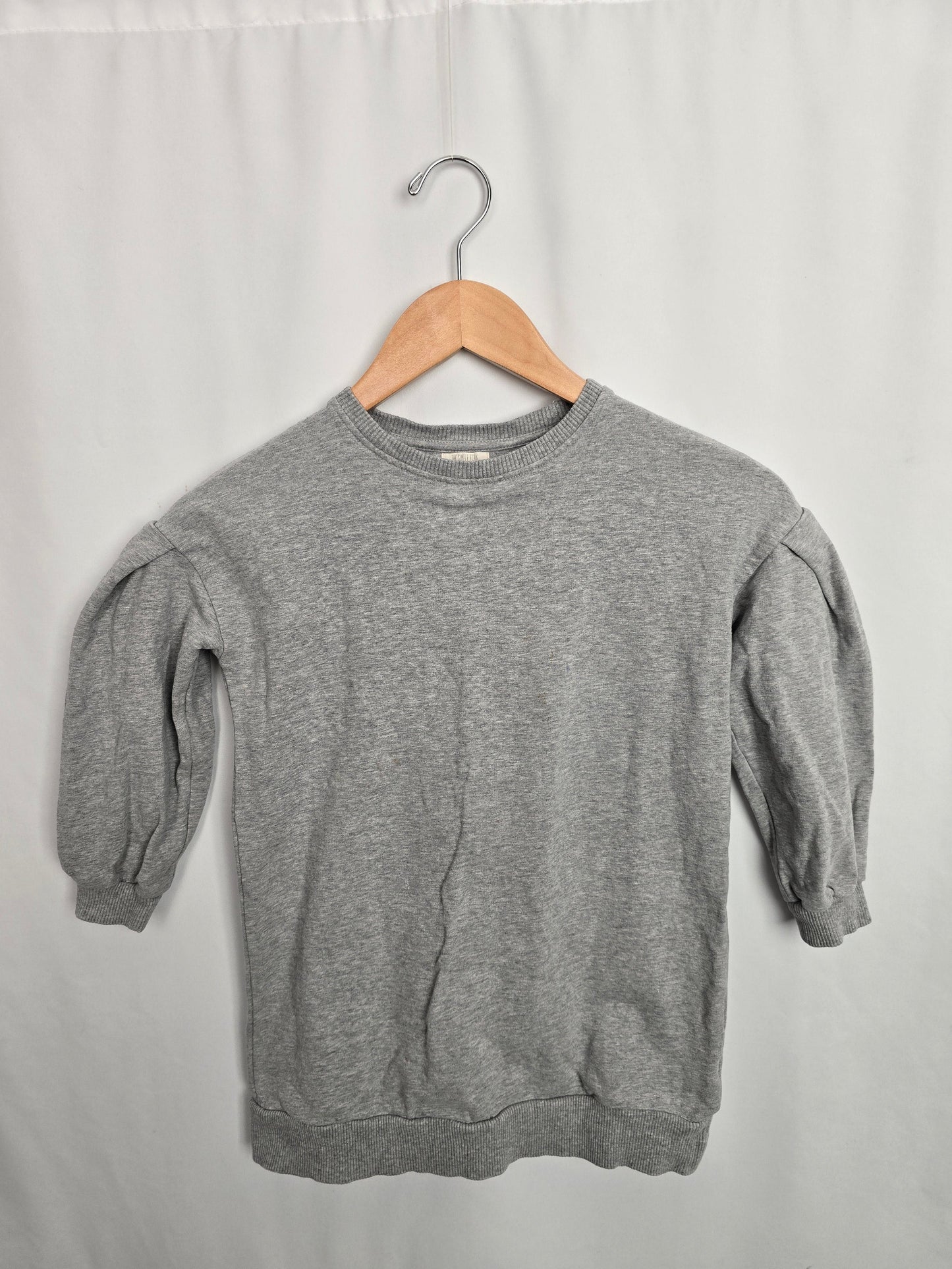 The Simple Folk Grey Sweater Dress *stains* • 6-7 years