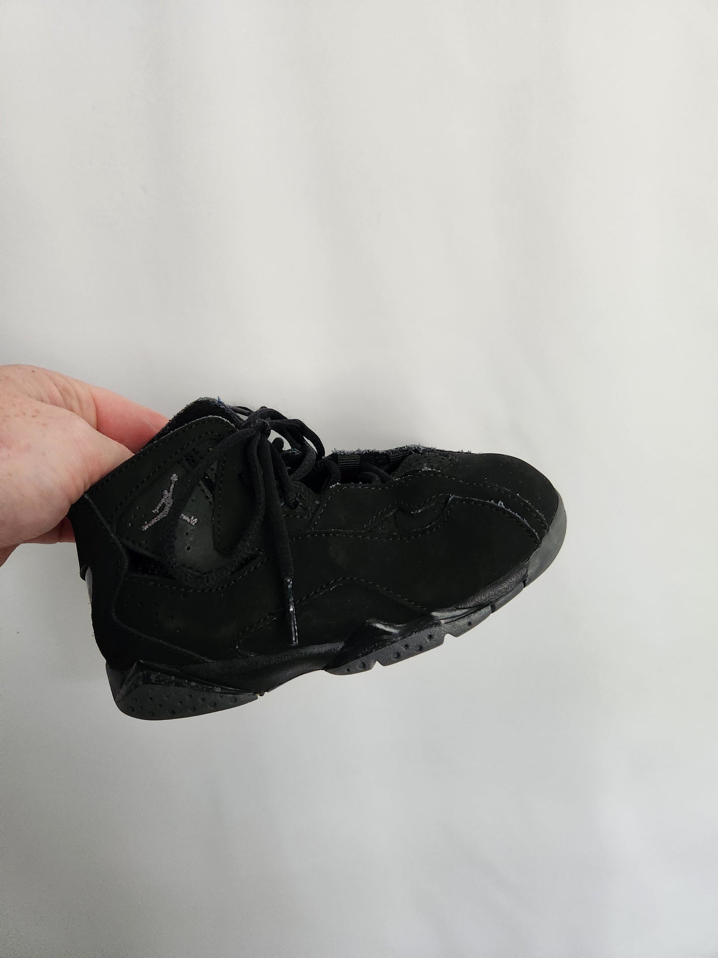 AirJordan Black True Flight Sneakers • Size 9C