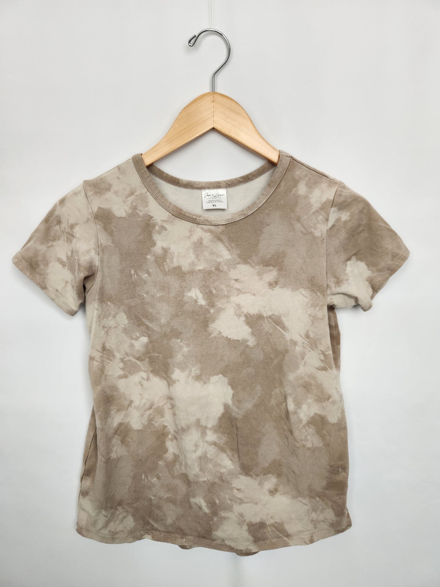 Jax & Lennon Brown Tie-dye T-shirt • 10-11 years