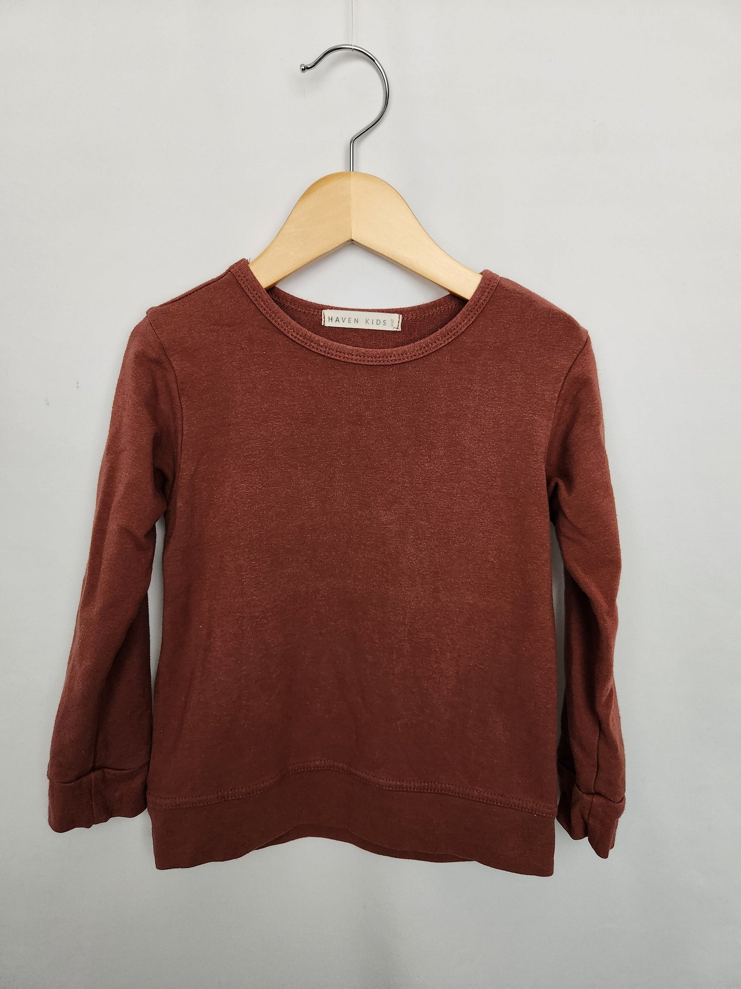 Haven Kids Redwood Terry Crewneck • 2-3 years