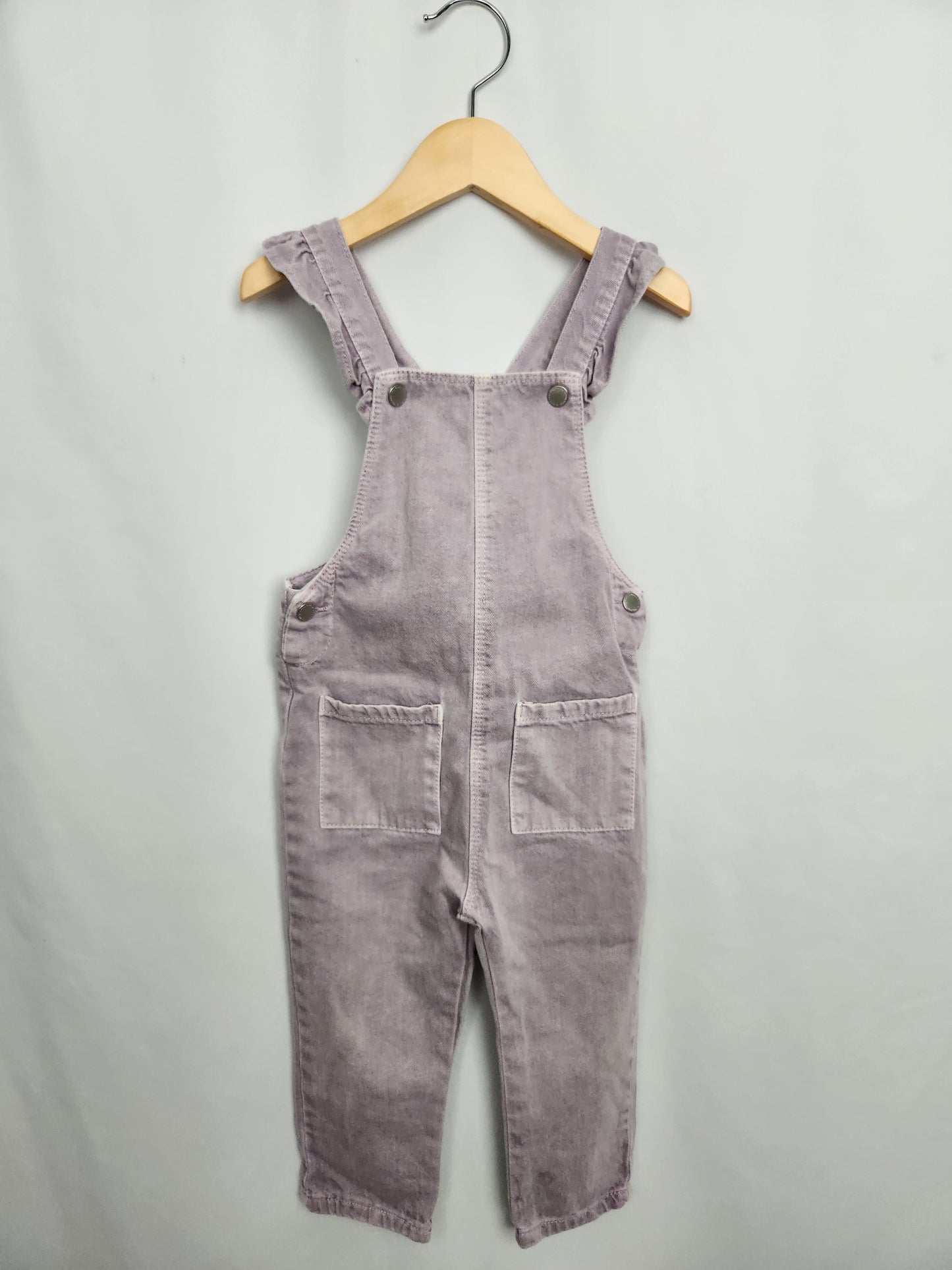 Zara Lilac Denim Overall • 18-24 months