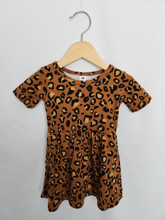 Little & Lively Leopard Twirl Dress • 6-12 months