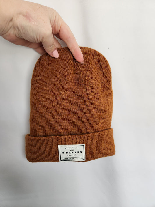 NEW Binky Bro Rust Toque • 2-4 years