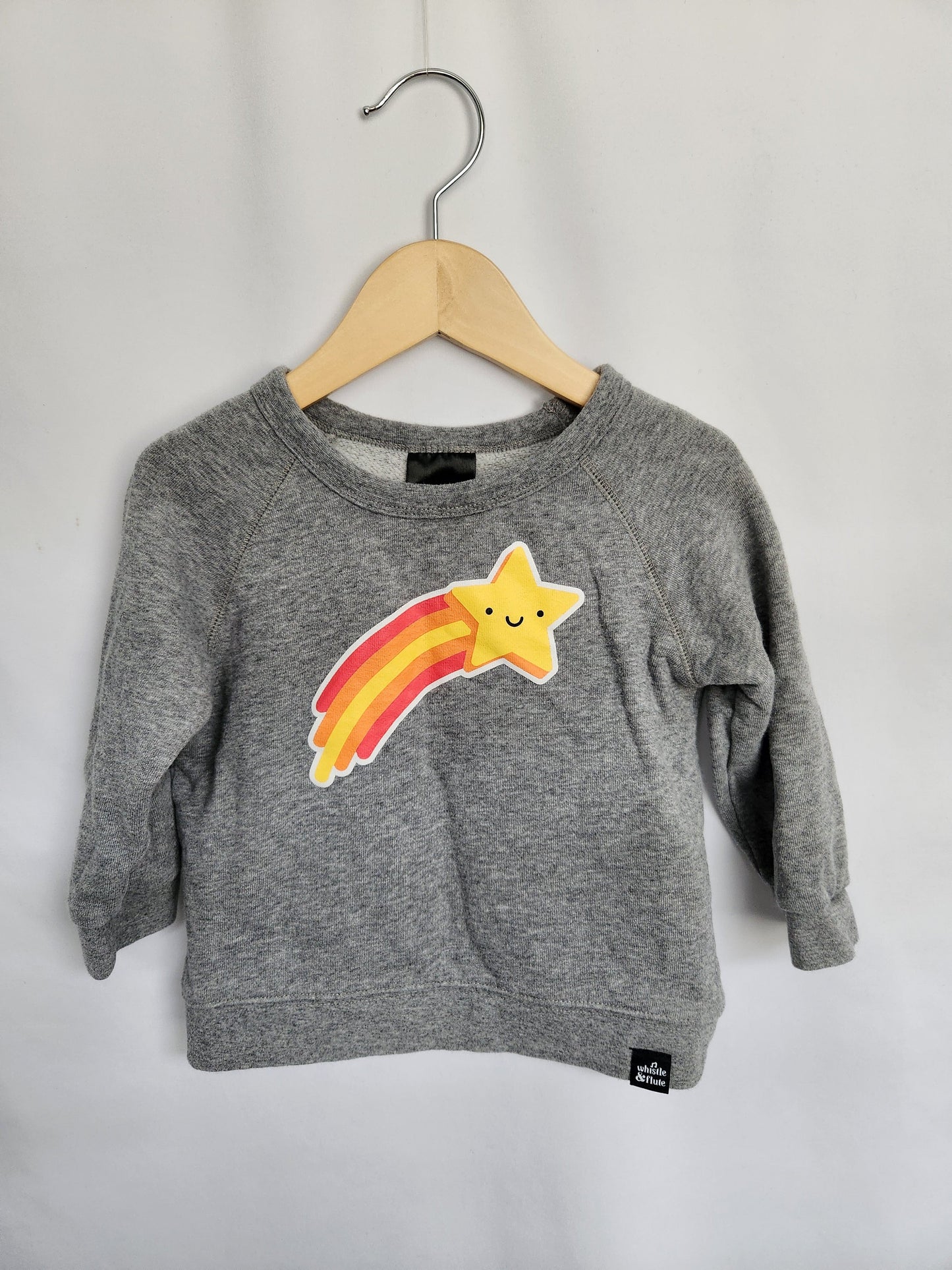 Whistle & Flute Shooting Star Crewneck • 1-2 years