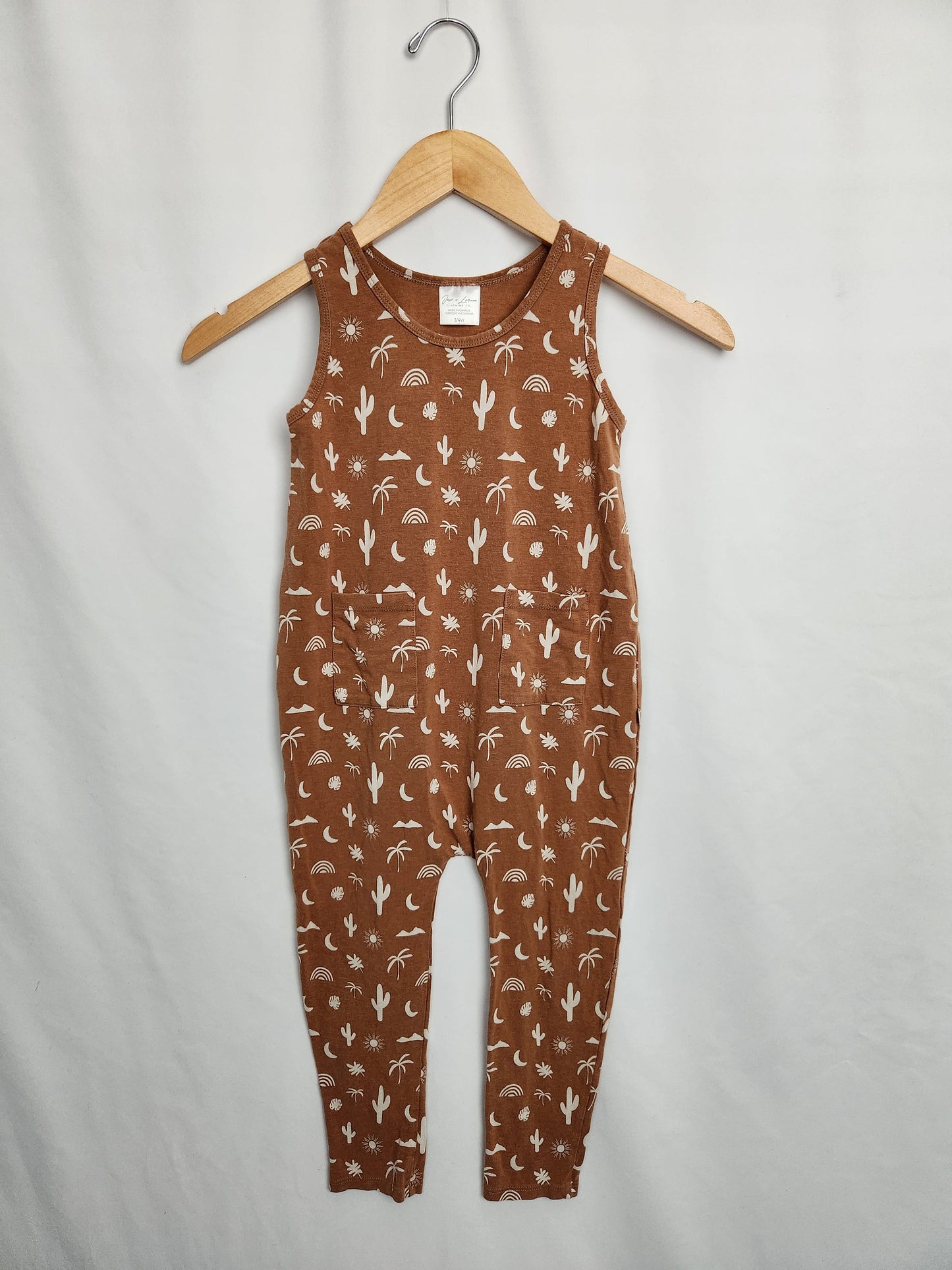Jax & Lennon Palm Desert Tank Romper • 3-4 years