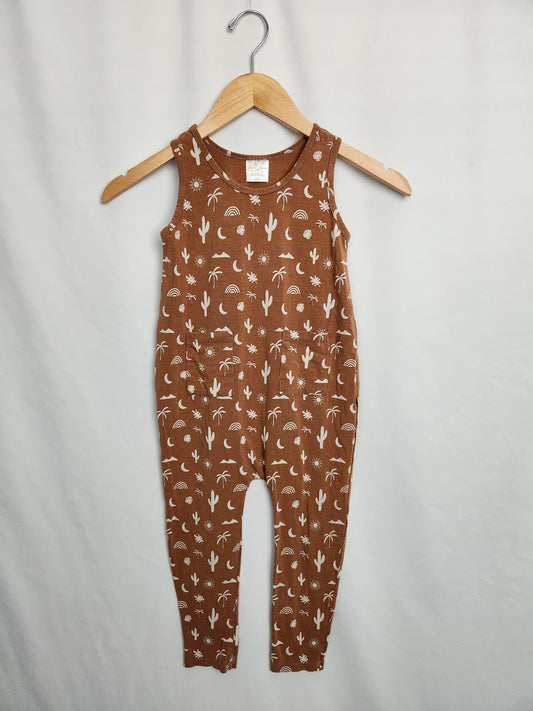 Jax & Lennon Palm Desert Tank Romper • 3-4 years