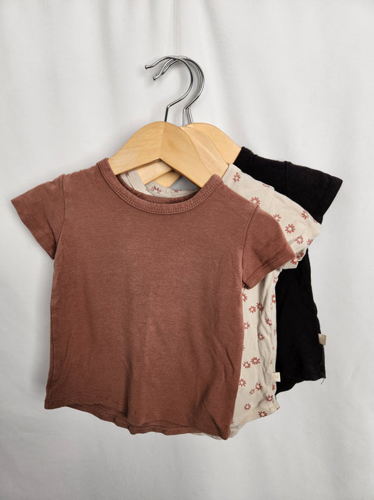 Jax & Lennon 3 Pack Basic Tees • 6-12 months