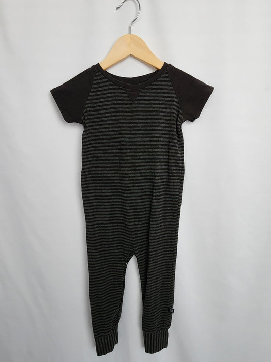 Vonbon Stripe Snap Romper • 2T