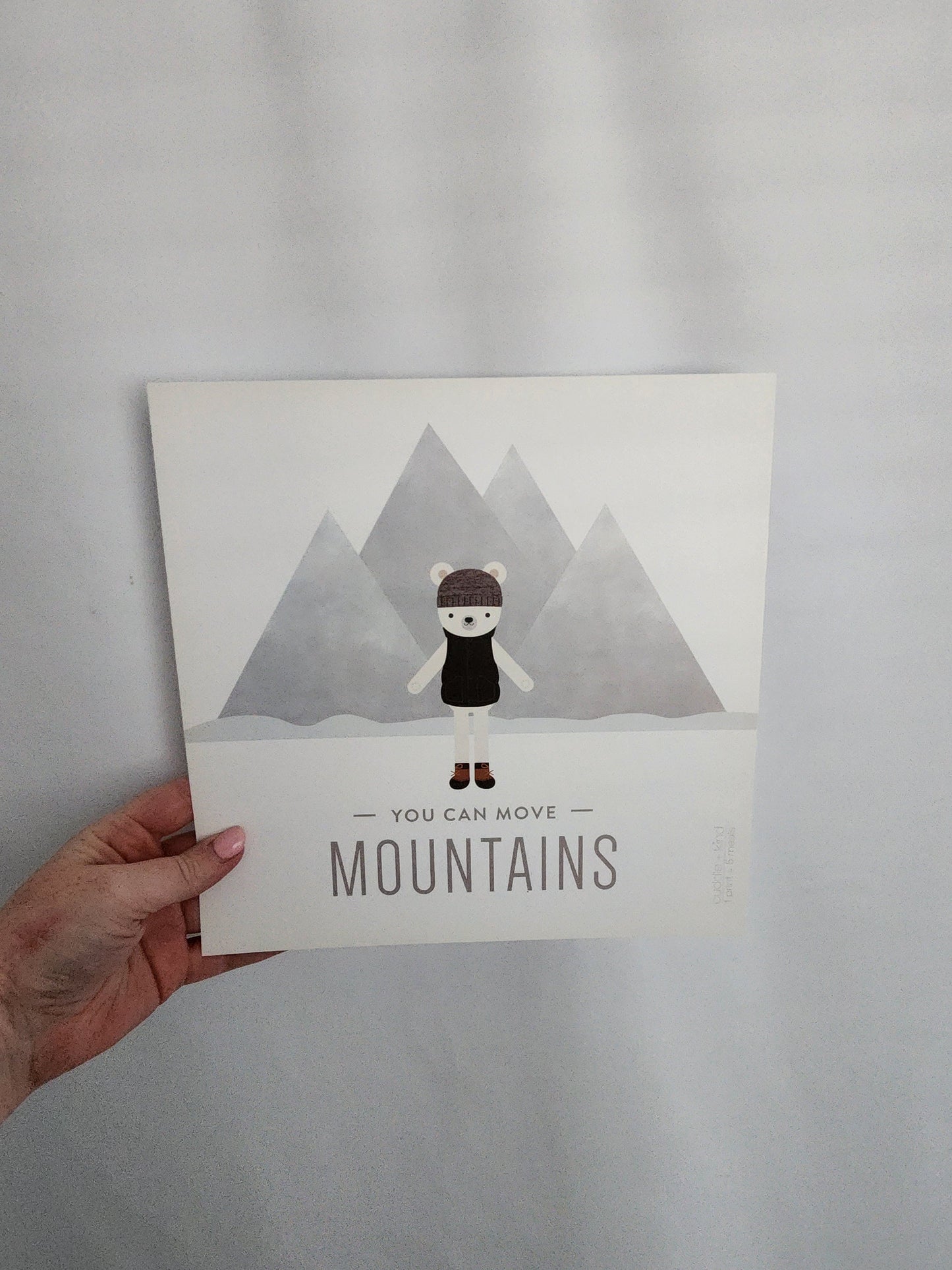 Cuddle & Kind Hudson I Can Move Mountains Print