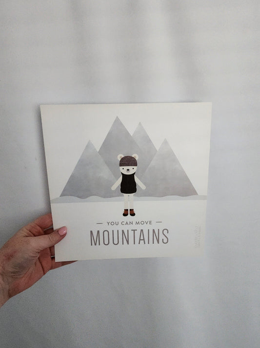 Cuddle & Kind Hudson I Can Move Mountains Print