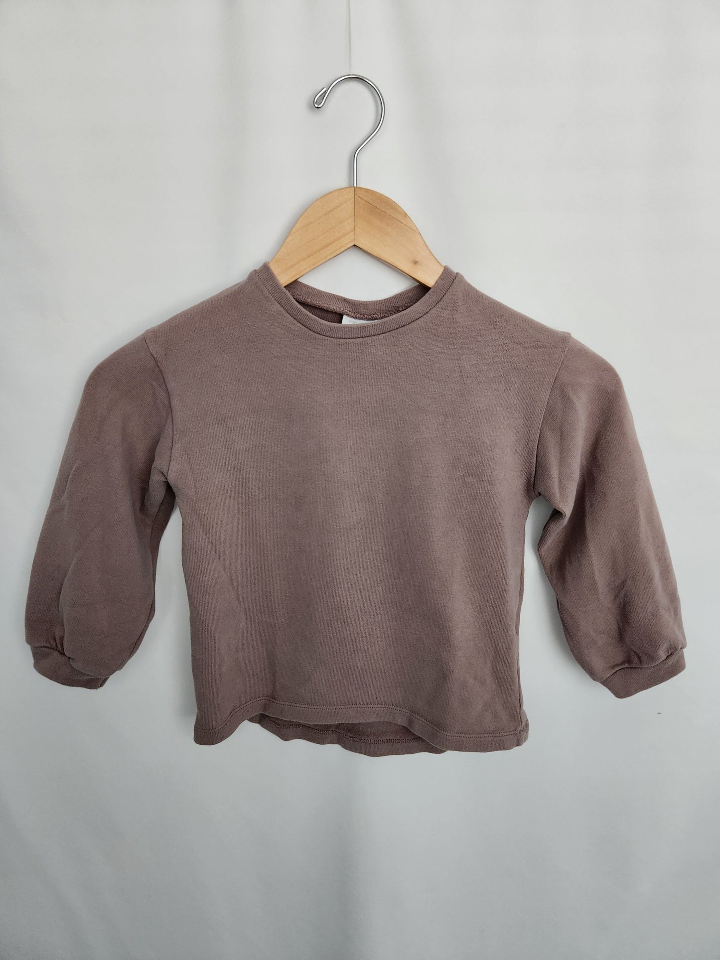 Zara Dried Lavender Soft Long Sleeve Top • 5 years