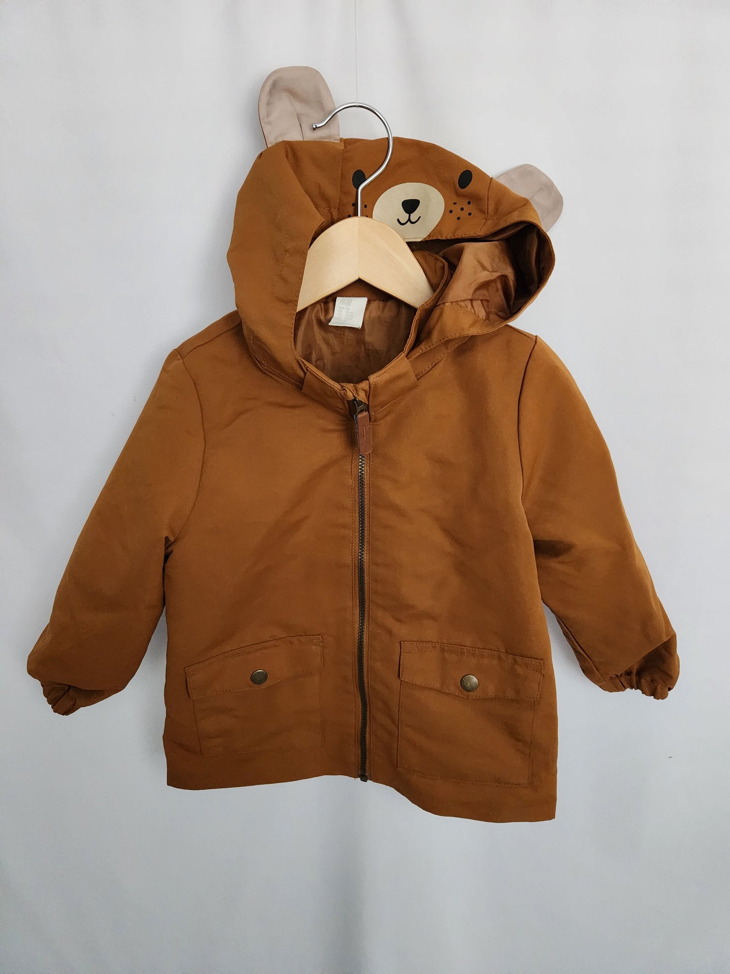 H&M Teddy Bear Shell Jacket • 18-24 months