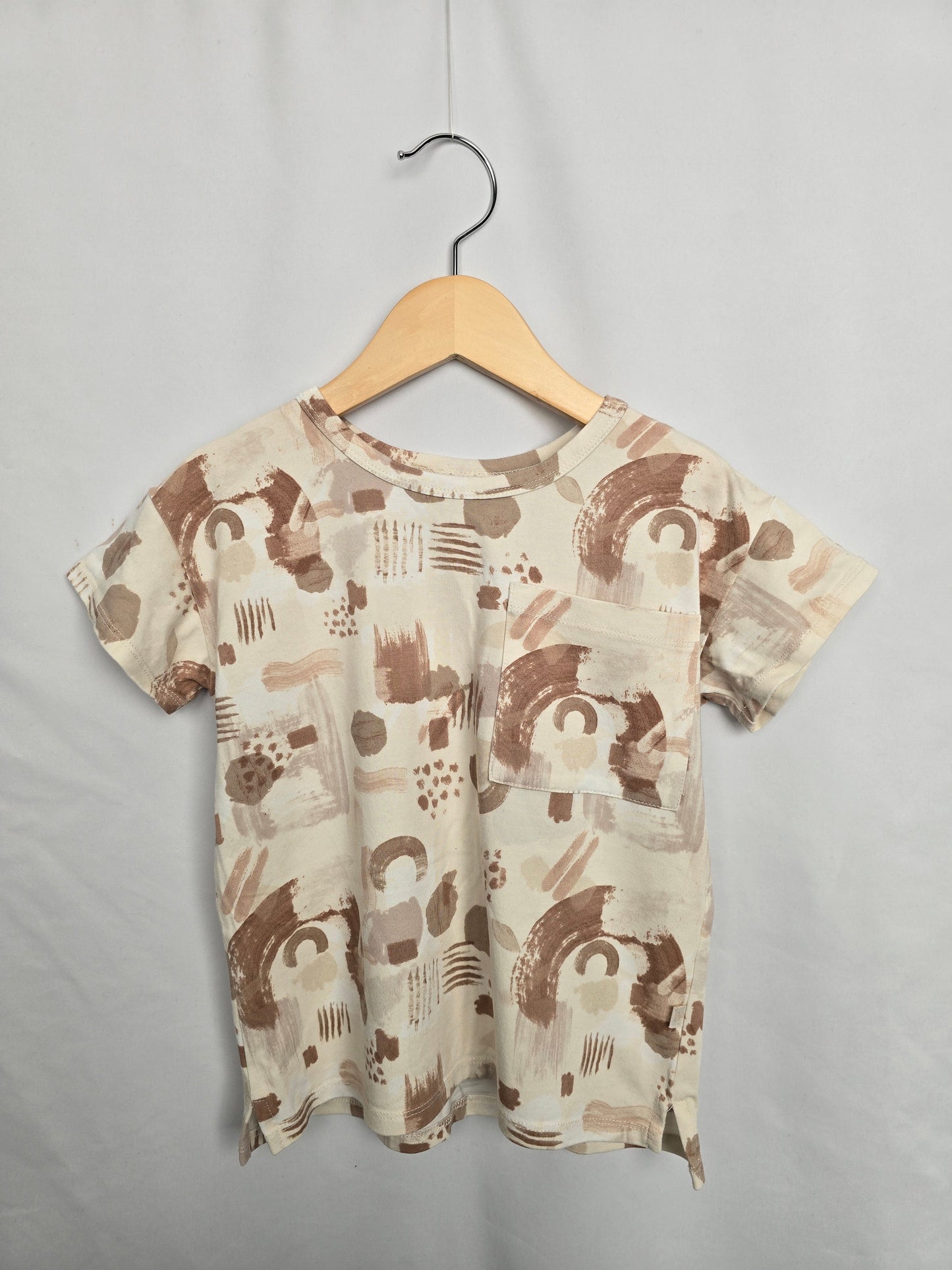 Jax & Lennon Abstract Shapes Boxy Tee • 2-3 years