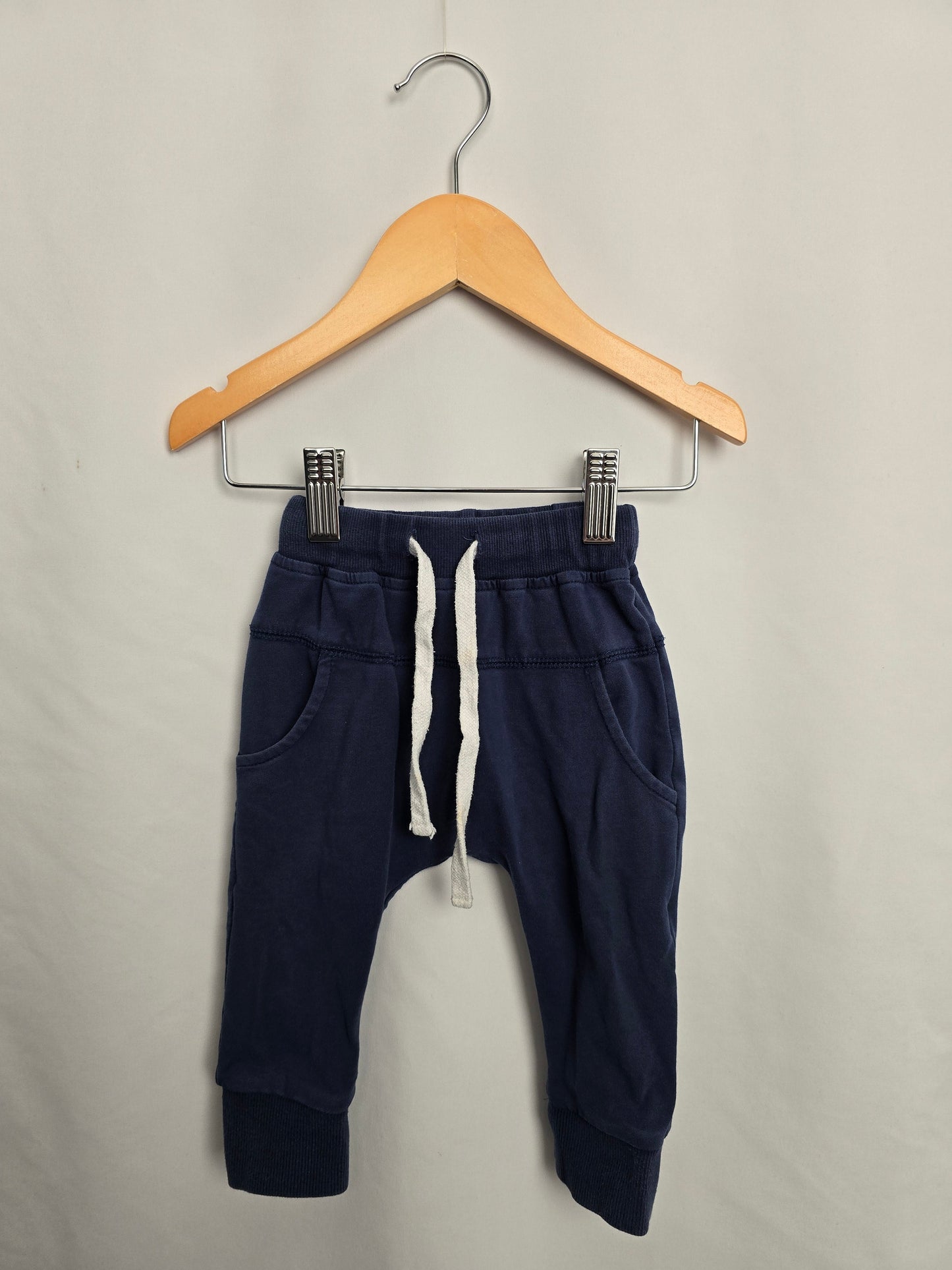 Little Bipsy Blue Joggers • 6-12 months