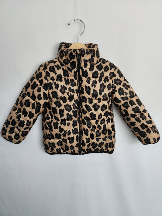 Joe Fresh x Jillian Harris Leopard Puffer Jacket • 2 years