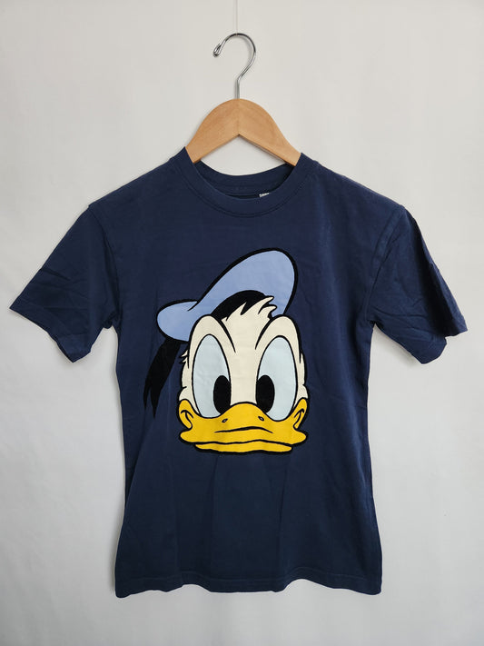 H&M Navy Donald Duck T-shirt • 8-10 years