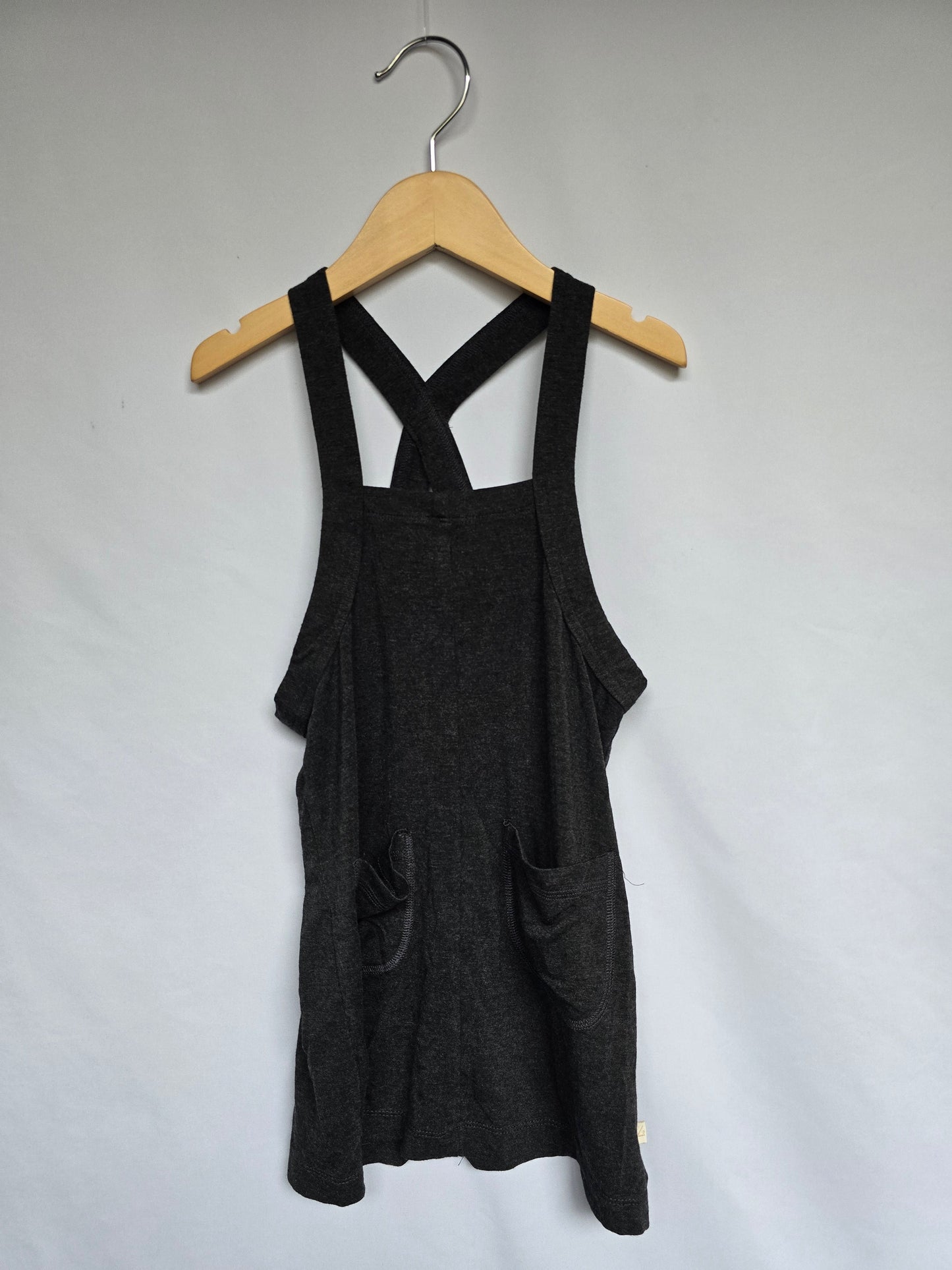 Jax & Lennon Charcoal Jumper Dress • 4-5 years