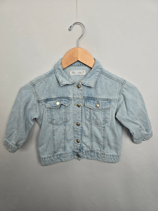 Zara Light Denim Jacket • 3-4 years