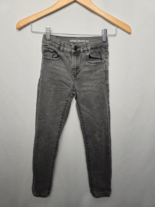 Zara Grey Wash Super Skinny Denim • 8 years
