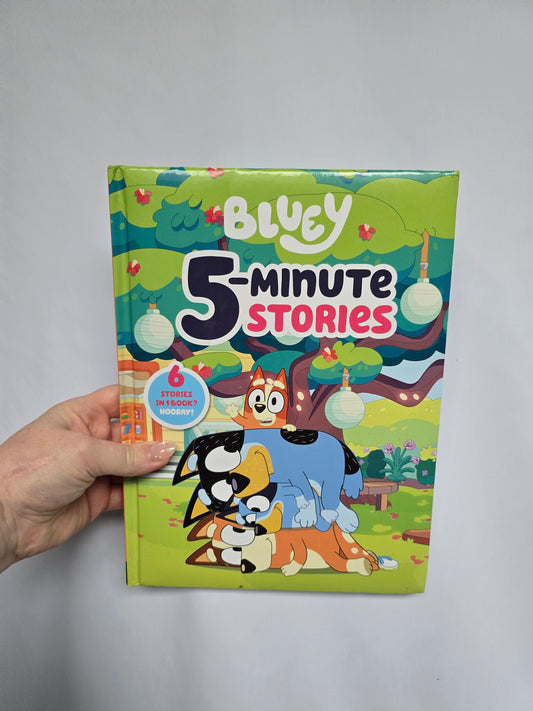 Bluey 5 Minute Stories • Hardcover Book