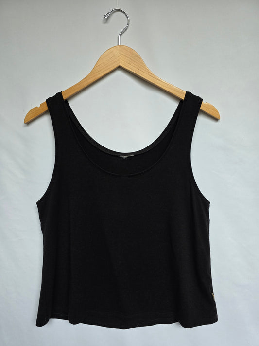 Jax & Lennon Black Cropped Tank • X-small